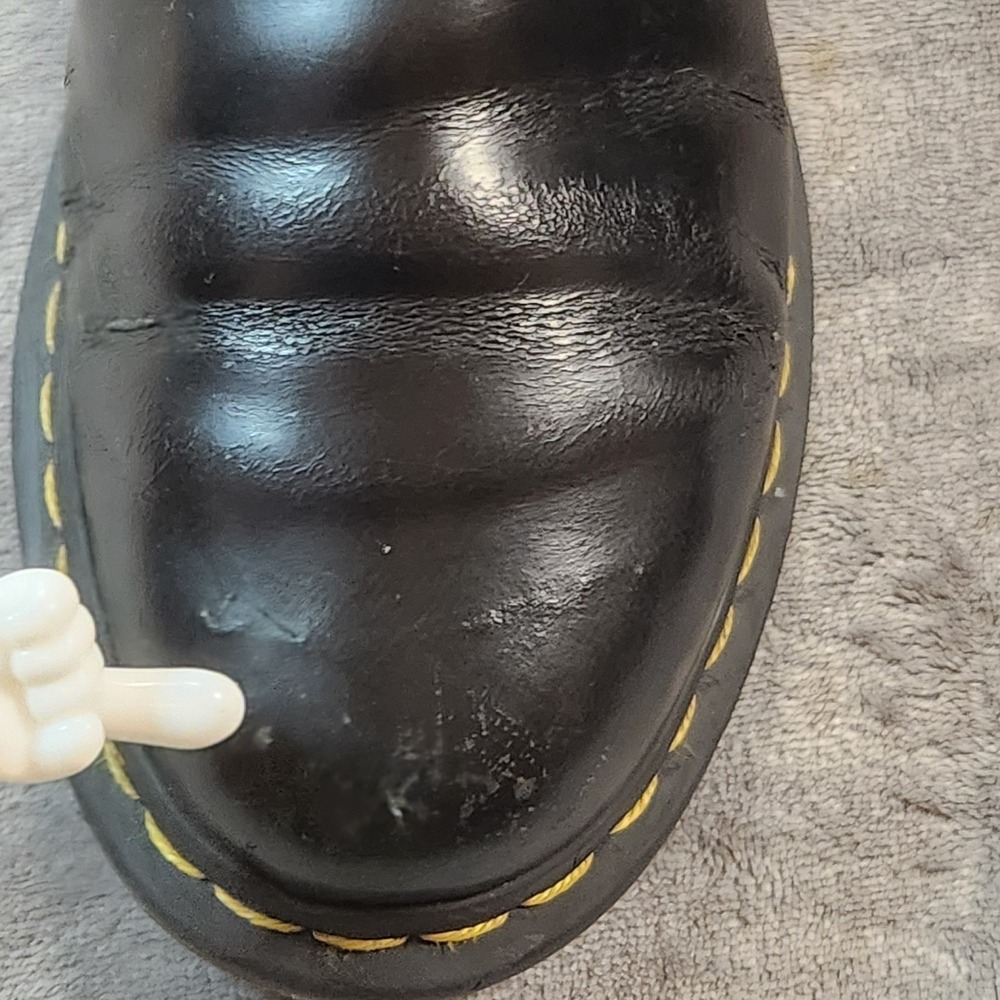 Dr Martens Boots Womens 8 Black Chelsea 2976 Leather Doc Airwair Mens 7 - Picture 8 of 13